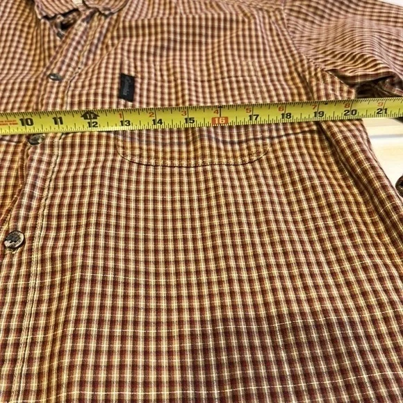 Columbia Sportswear Company button down long striped shirt w one pocket large - Picture 3 of 9